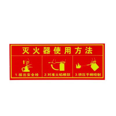 灭火器使用方法